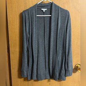 Eden Ruth Gray Open Cardigan Size Small